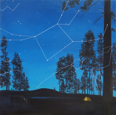 Mary Iverson - Bison in the Campground