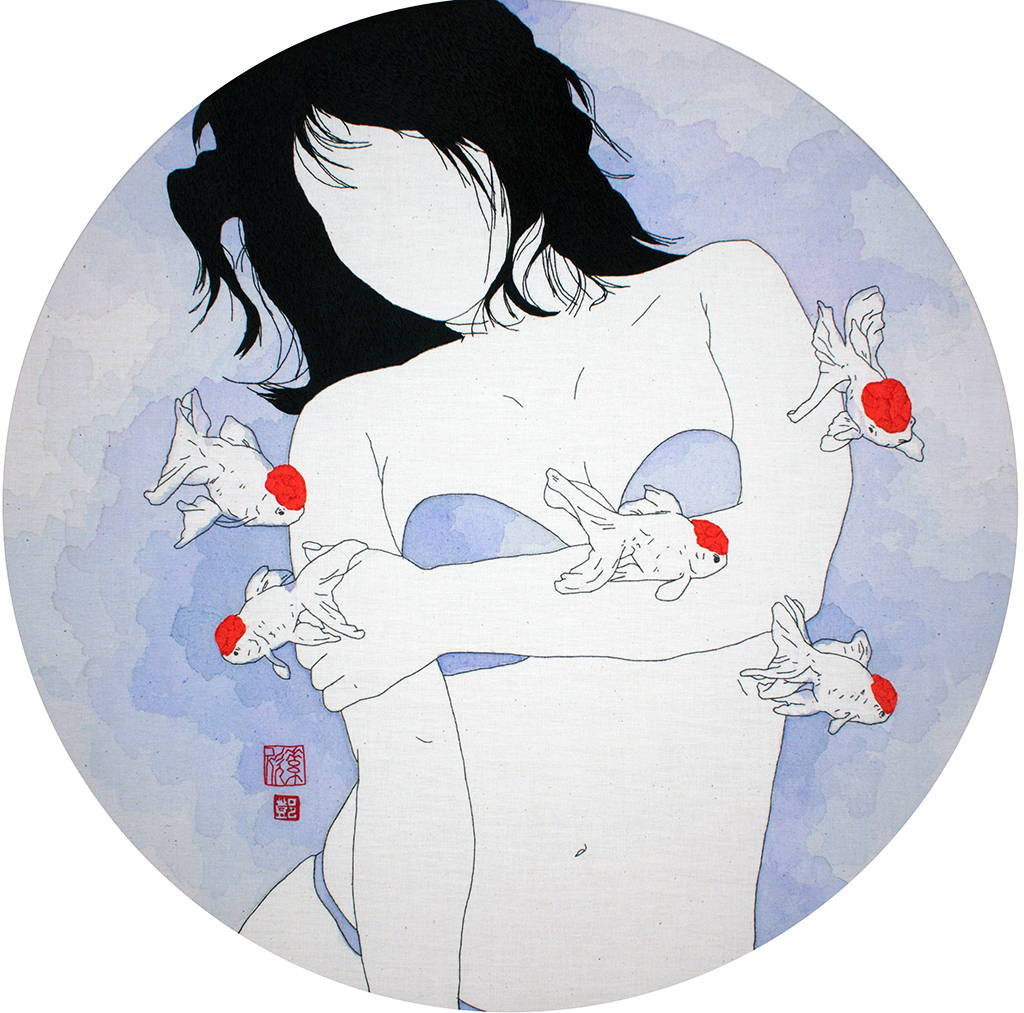Jessica So Ren Tang -  Drunk and Flushed on the Lawn