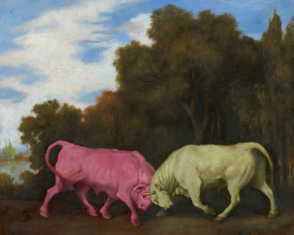 Juri Umagami - Bulls Fighting by the Green Castle