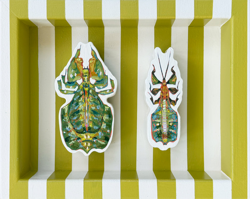 Emily Furr - Mini Female Leaf Bug &amp; Male Leaf Bug