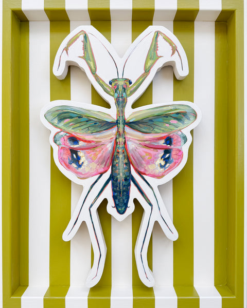 Emily Furr - Pink Umbrella Praying Mantis