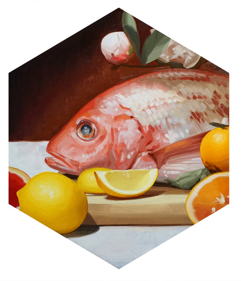 David Rice - Still Life with Snapper