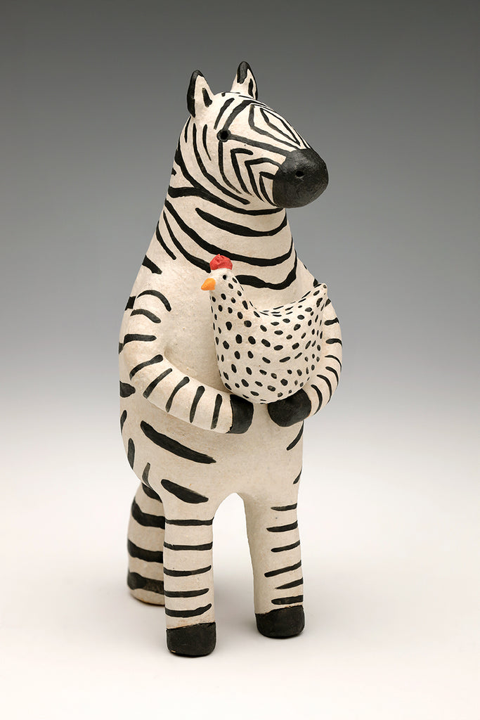 Sara Swink - Zebra with Chicken