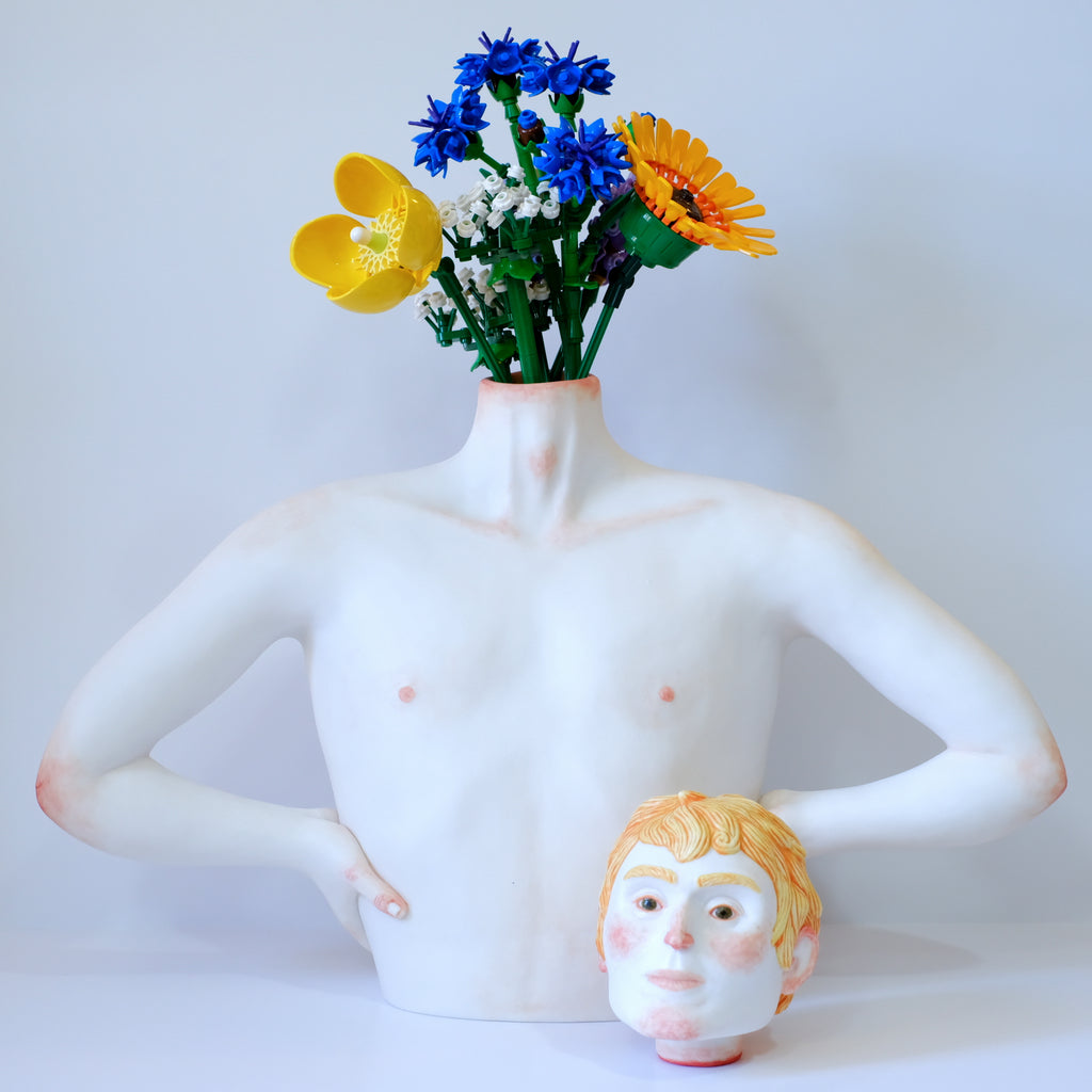 Annette Provenzo - Beheadable Man Vase