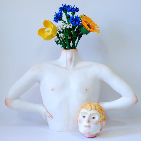 Annette Provenzo - Beheadable Man Vase