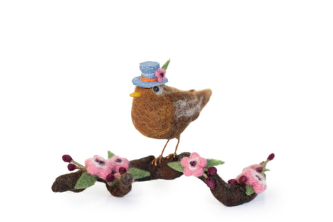 Jules Bianchi - Sassy Little Bird with Flowers