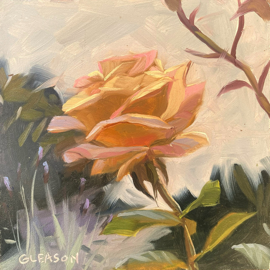 Kevin Gleason - Bright Rose, Grey Day