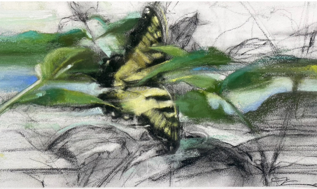 April Coppini - Tiger Swallowtail in Leaves