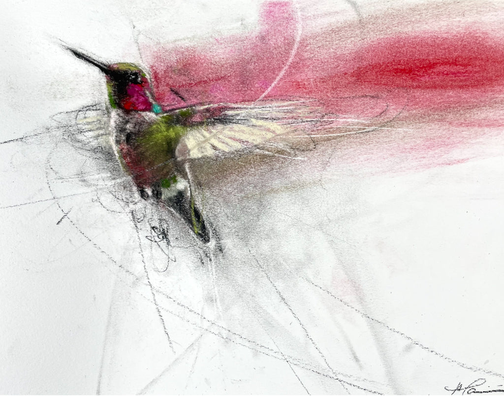 April Coppini - Ruby-Throated Hummingbird