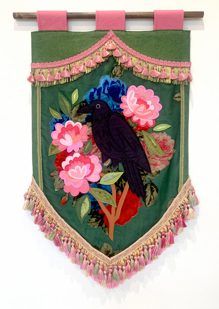 Kathryn Balistreri - Crow and Peonies