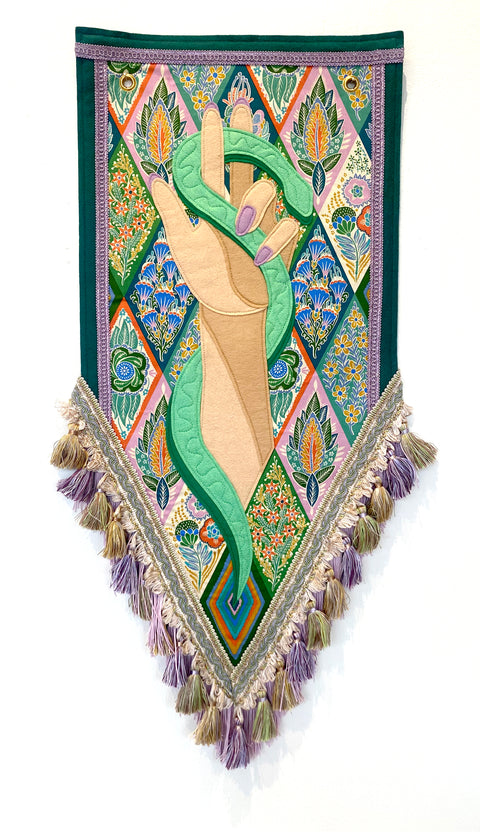 Kathryn Balistreri - Green Garden Snake