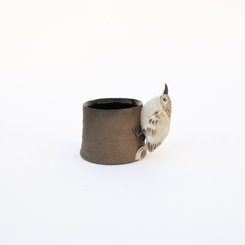 Sarah Conti - Brown Creeper Handled Cup