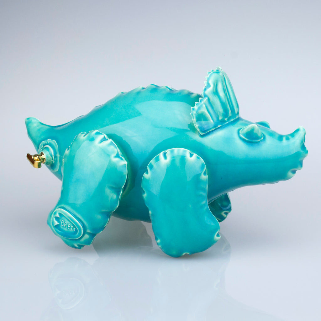 Brett Kern - Turquoise Triceratops