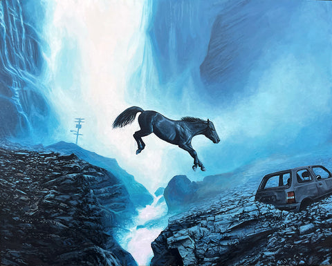 Josh Keyes - Crossing II