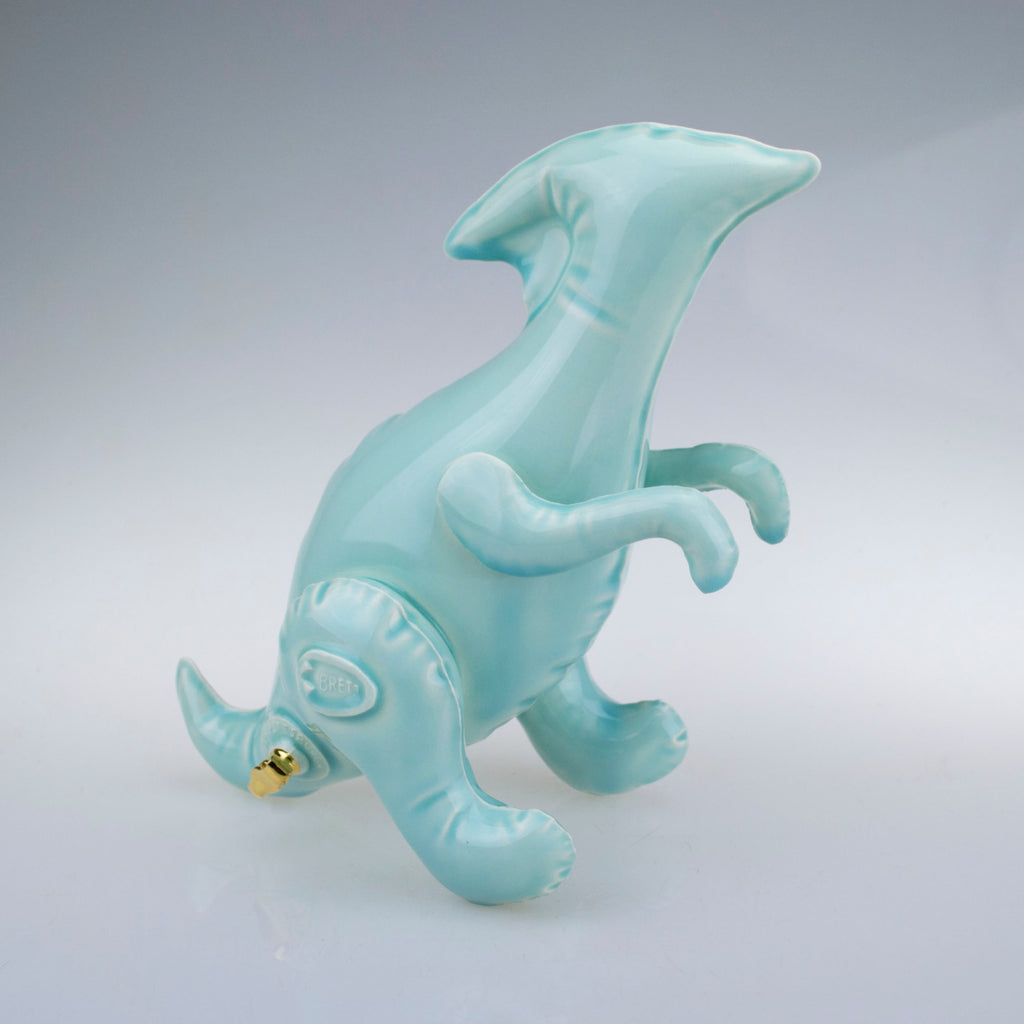 Brett Kern - Celadon Inflatable Parasaurolophus