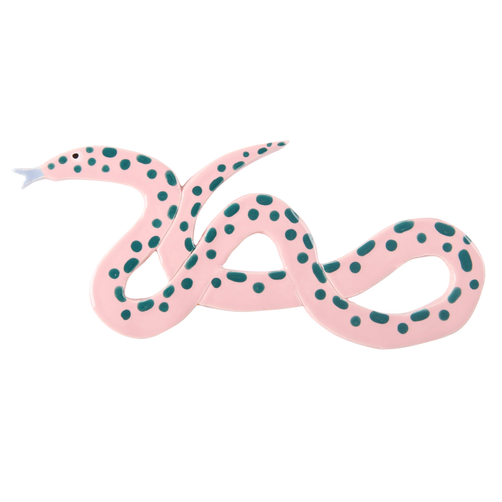 Pink and Turquoise Snake
