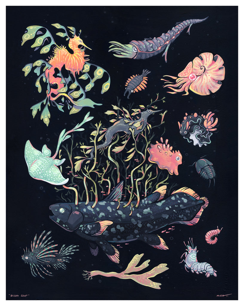 Faunwood - "Ocean Soup" Limited Edition Print