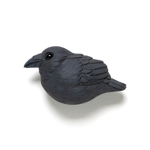 Calvin Ma - Mini Bird: Raven (Left Facing)