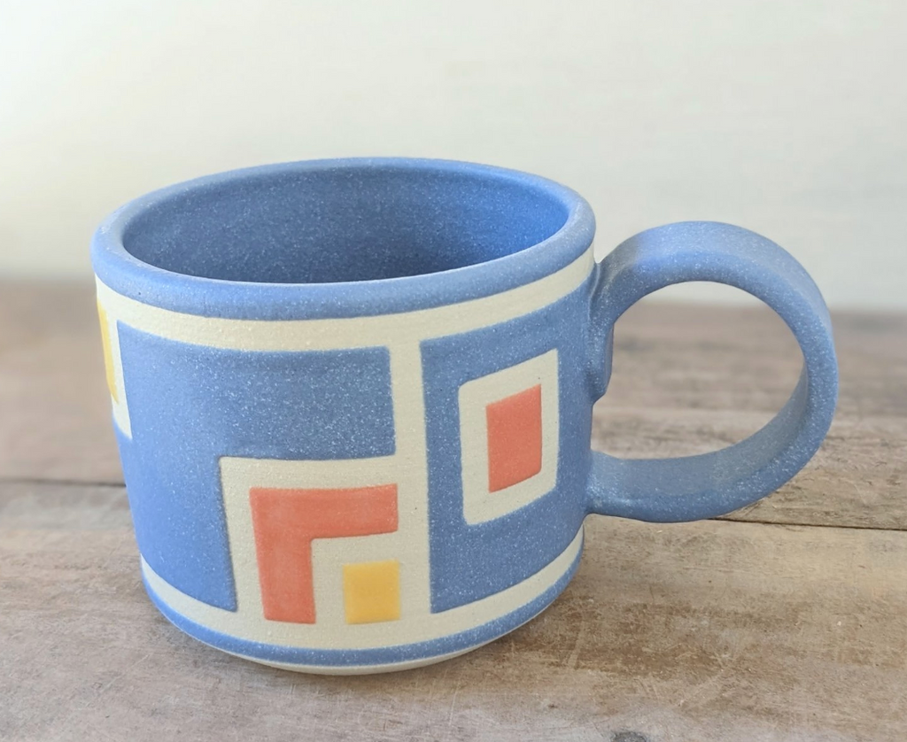 Theresa Arrison - Blue Geo Mug