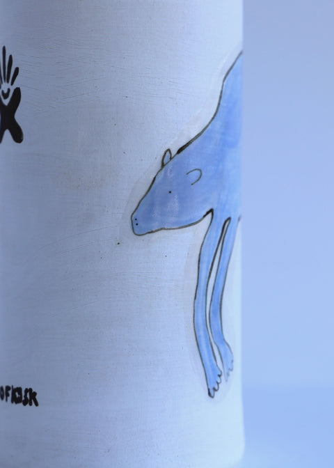 Linneah Hanson - White Hydroflask
